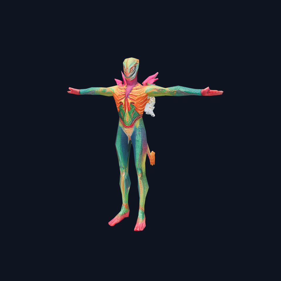 Fantasy Creature with Wings Model Pack