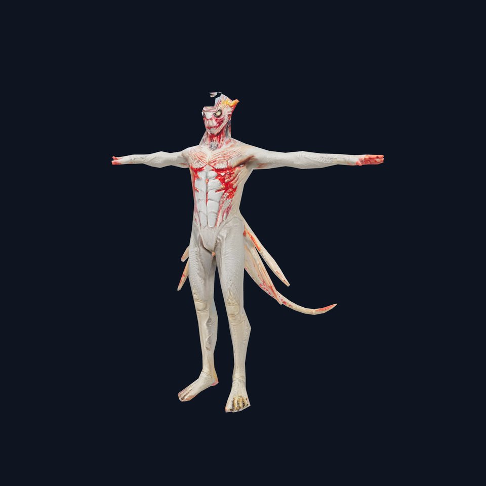 Fantasy Creature Model Pack with Feathered Details