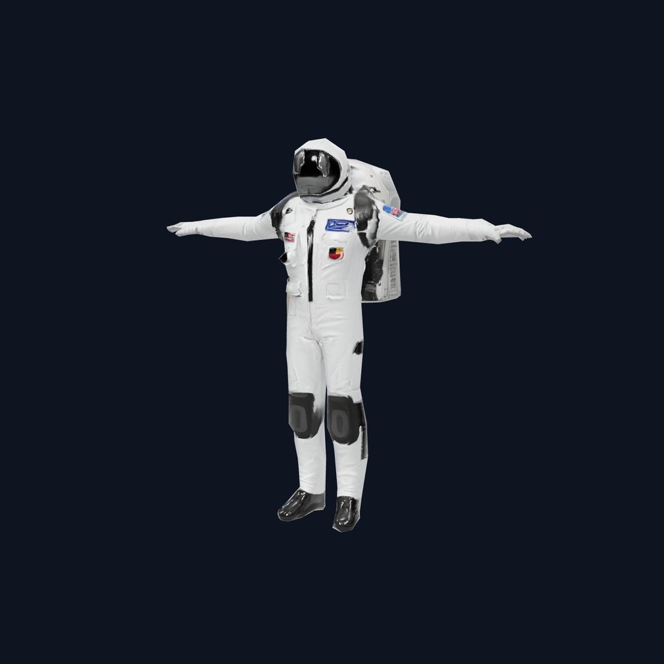 Astronaut Suit and Helmet Model Pack for Space Exploration