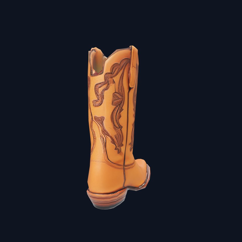 Western Cowboy Boot Model Pack