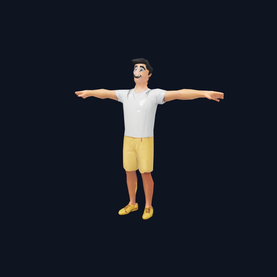 Animated Character Model Pack  Casual Outfit