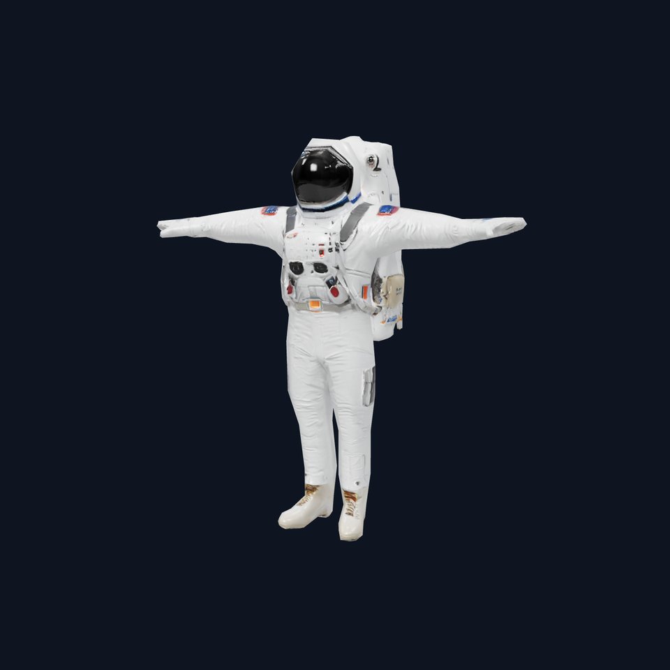 Astronaut Suit model pack with detailed textures