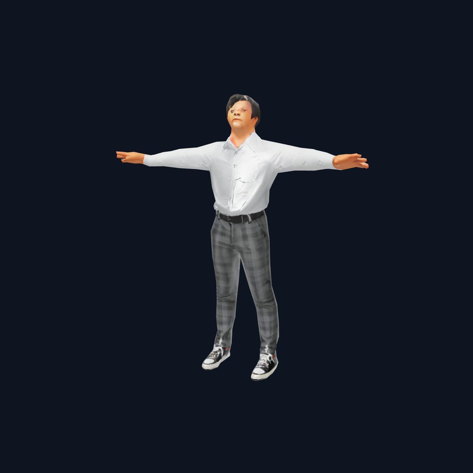 Business Casual Man Model Pack with Outstretched Arms