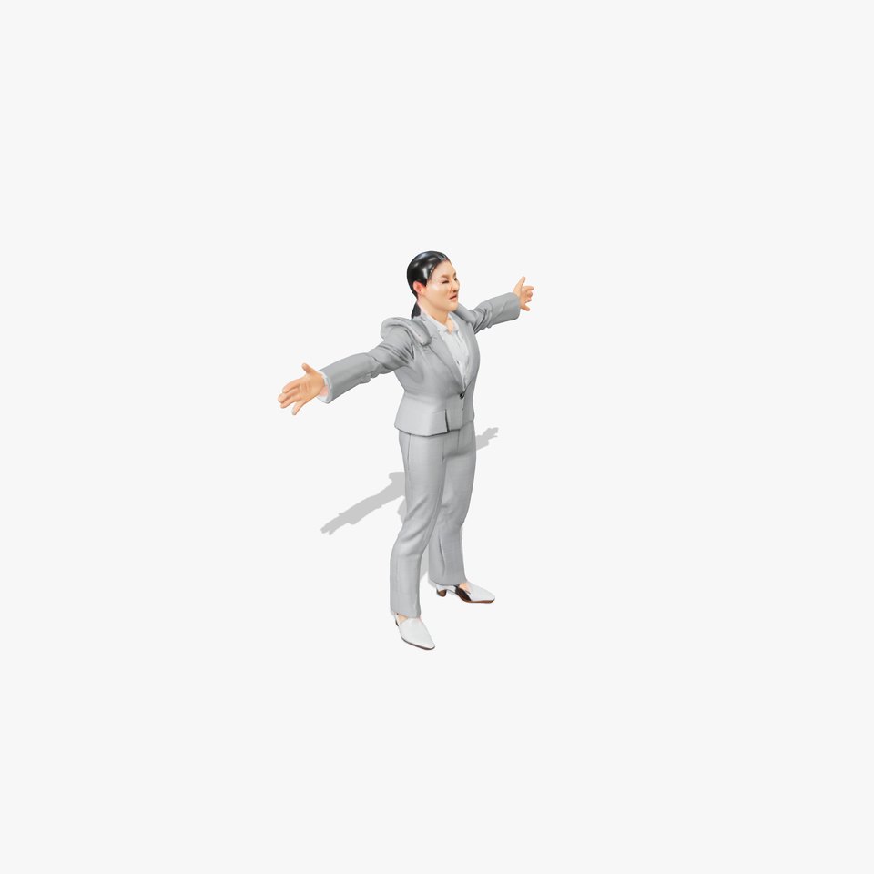 Business Attire Female Model Pack for Presentations