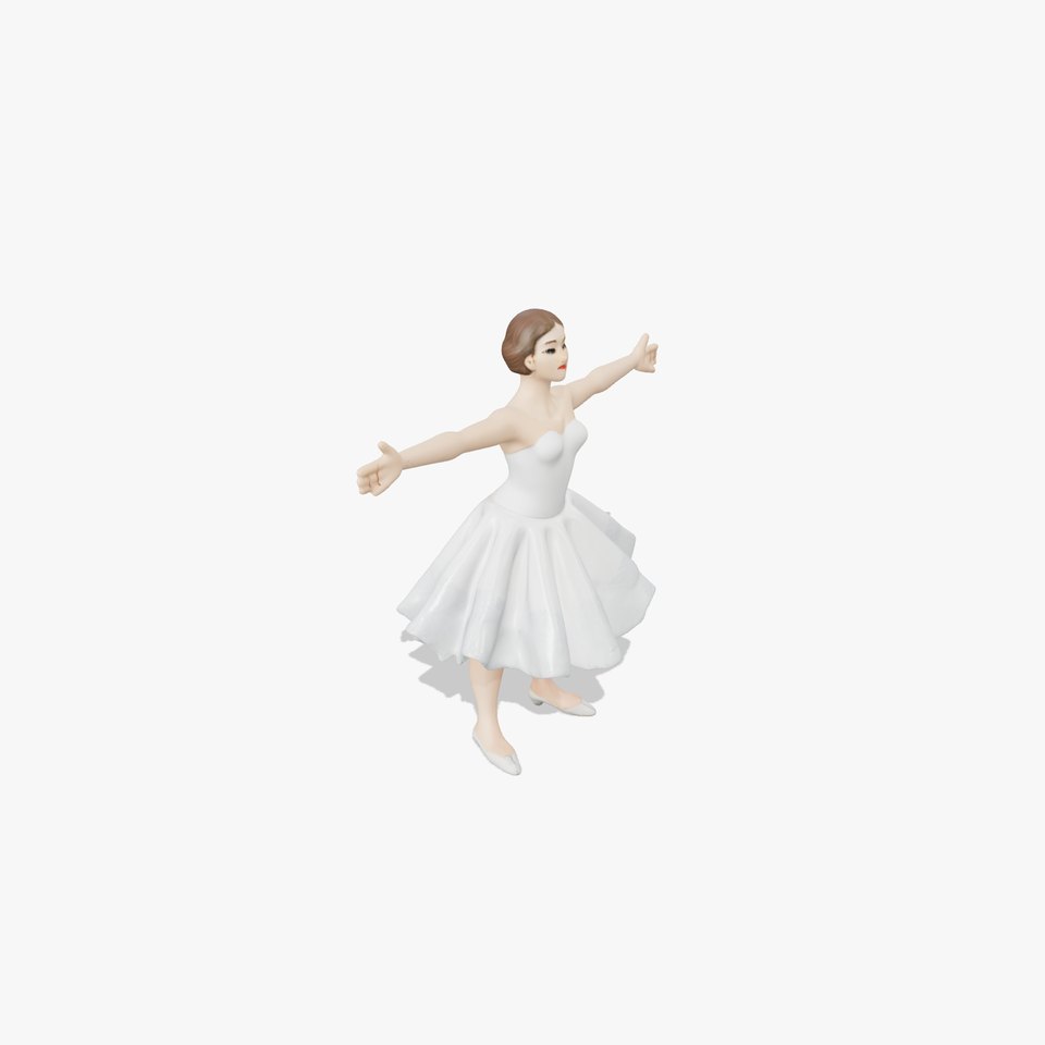 Ballet Dancer Model Pack with Elegant Dress