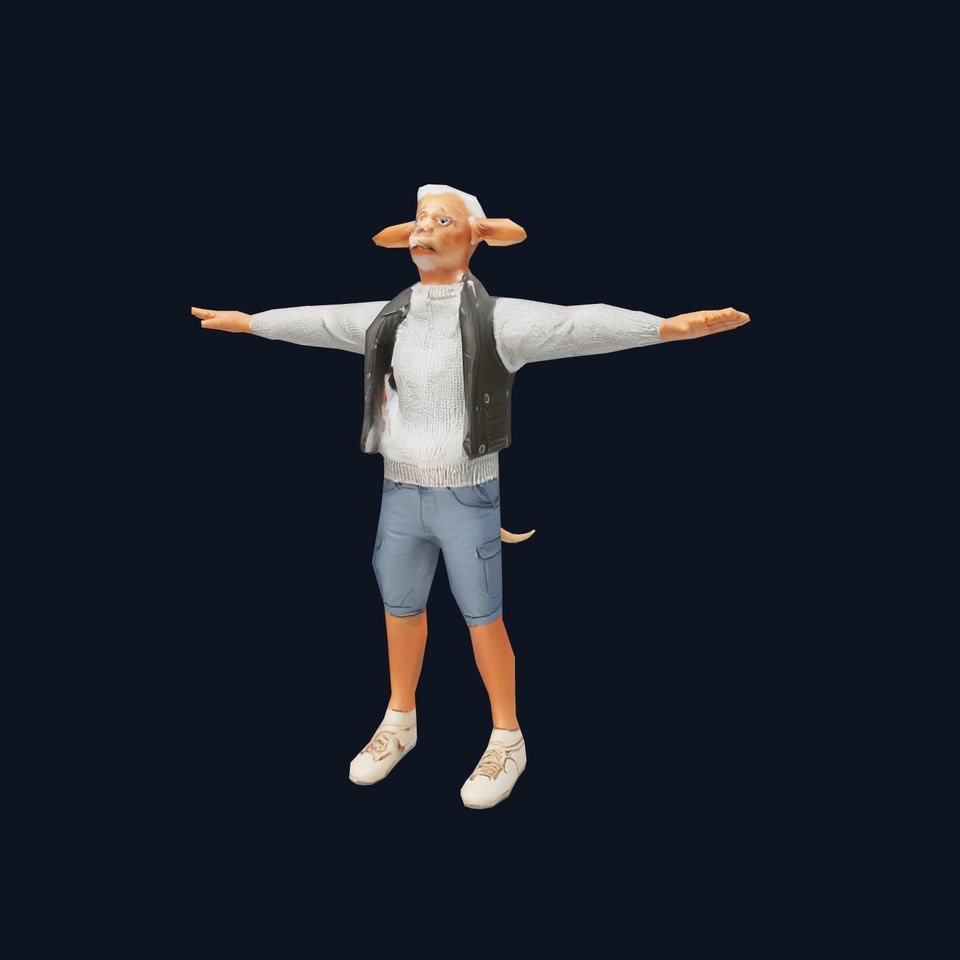 Fantasy Creature Character Model Pack with Casual Attire