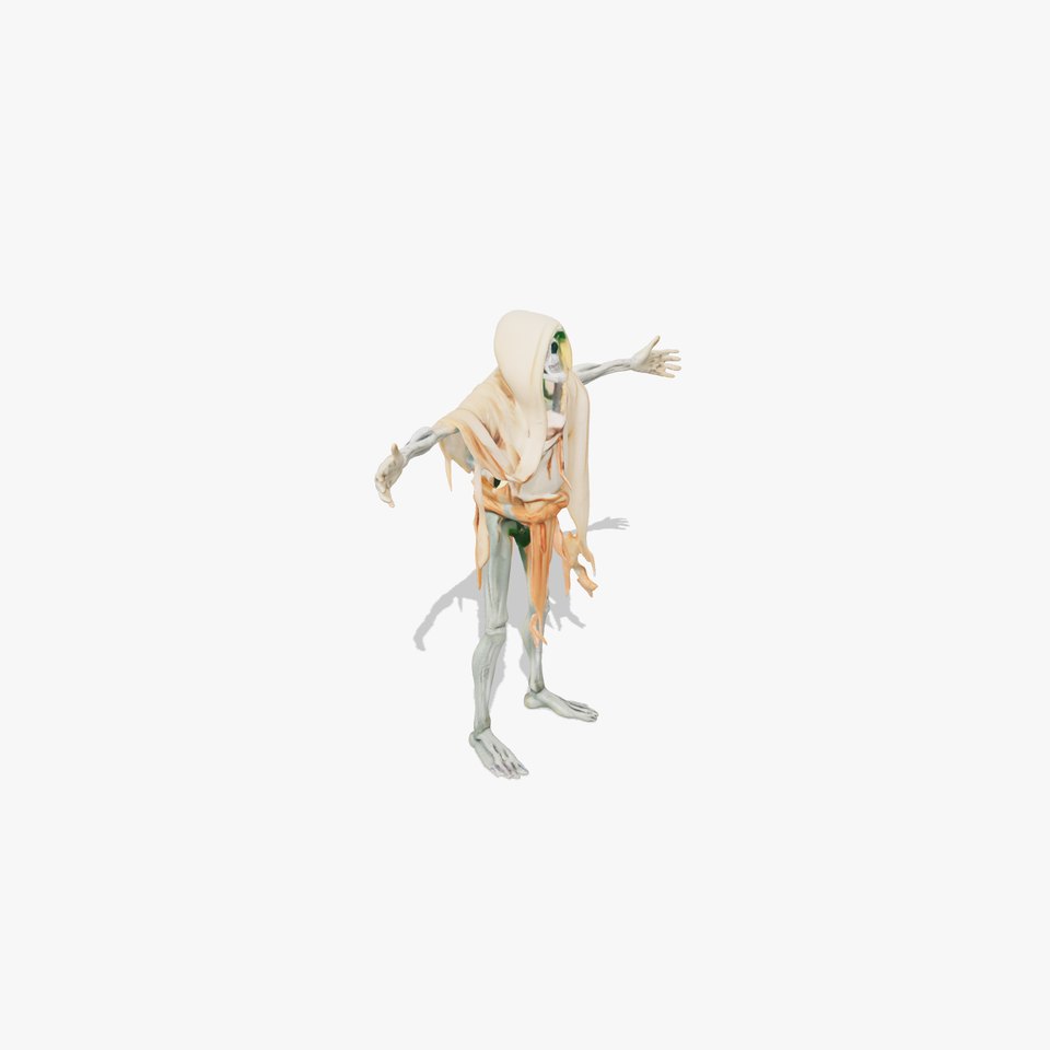 Mystical Skeleton Sorcerer Model Pack