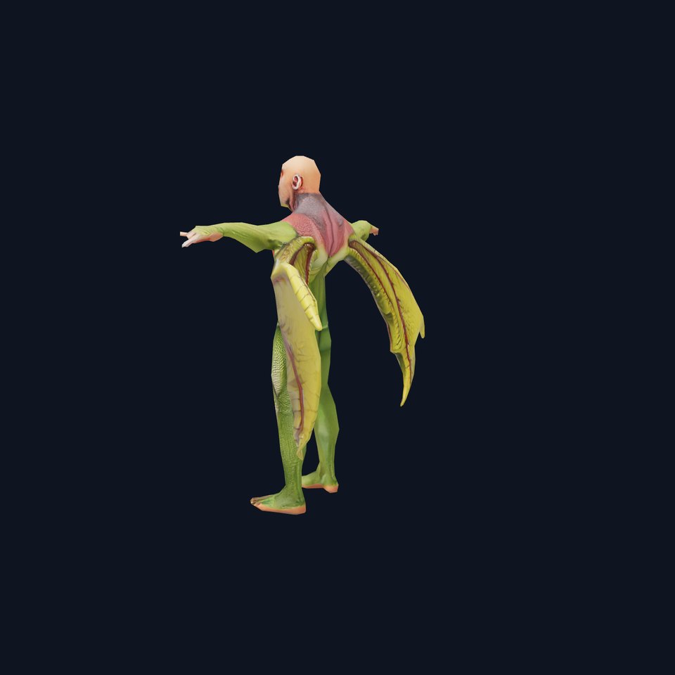 Winged Demon Creature Model Pack