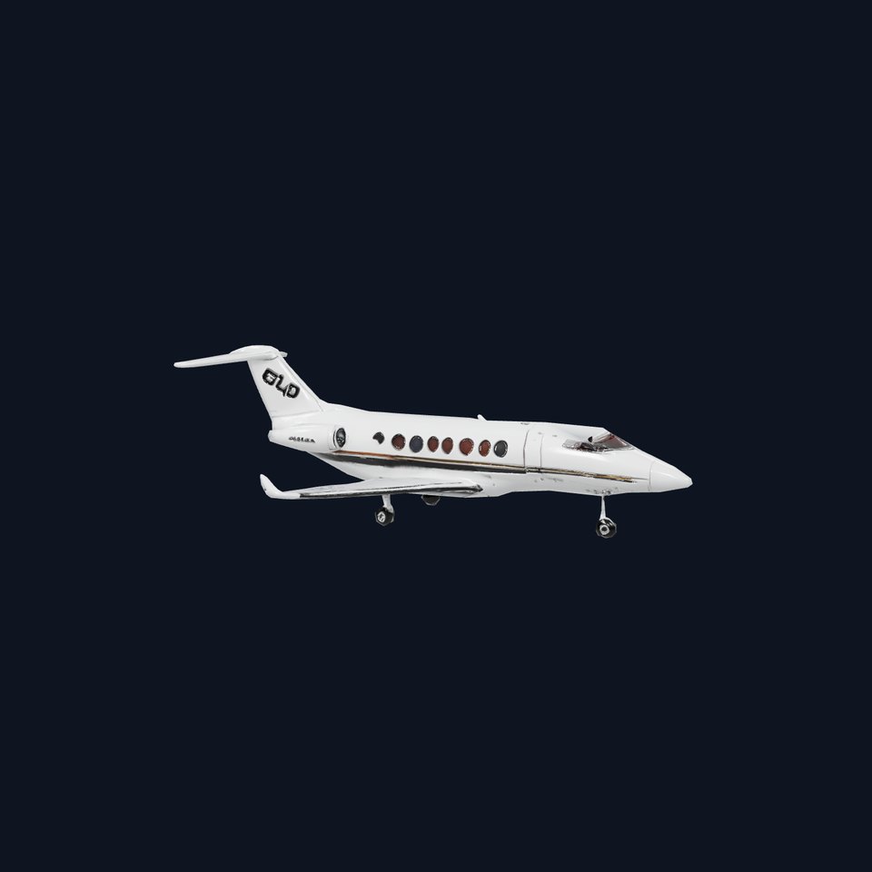 Luxury Private Business Jet Model Pack