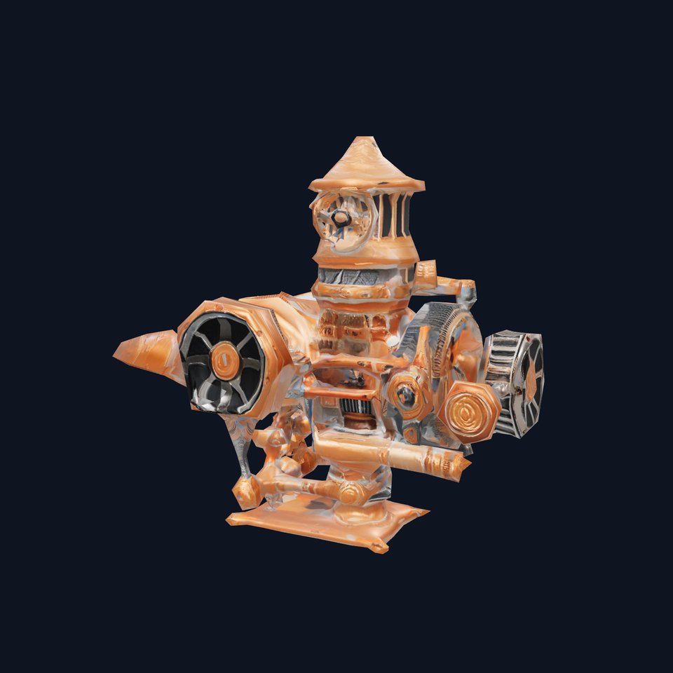 Steampunk Engine Model Pack