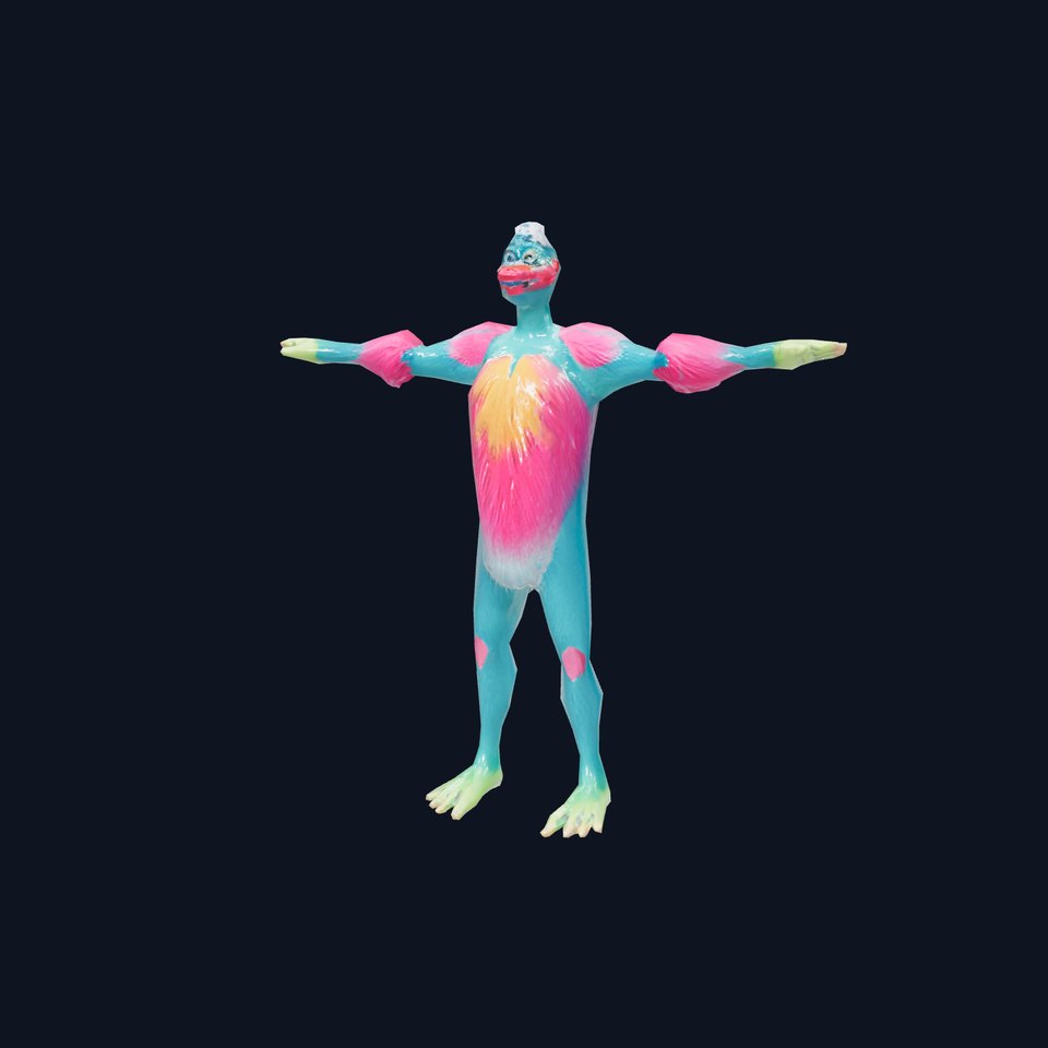 Colorful Cartoon Monster Character Model Pack