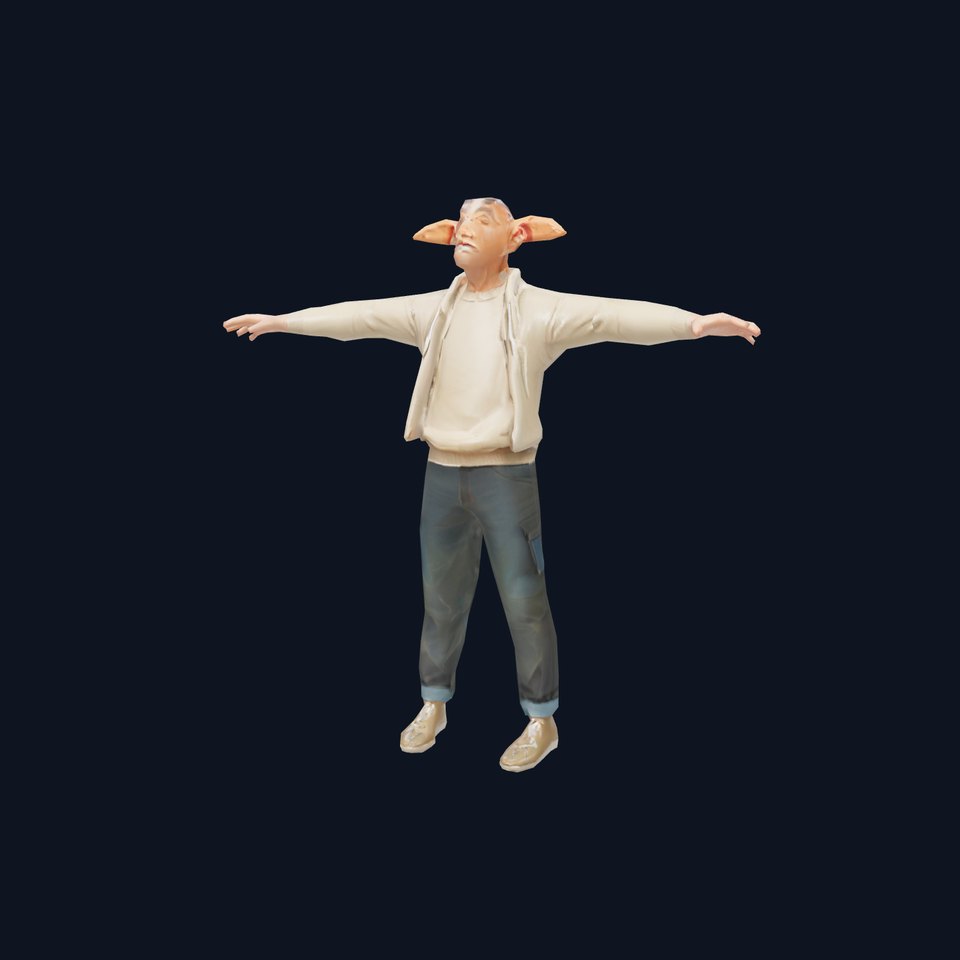 Fantasy Character with Open Arms Model Pack