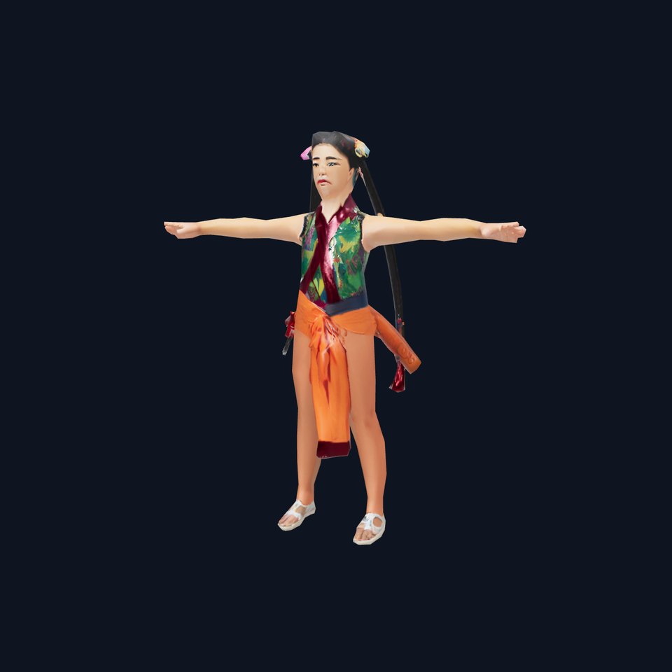 Traditional Costume Character Model Pack