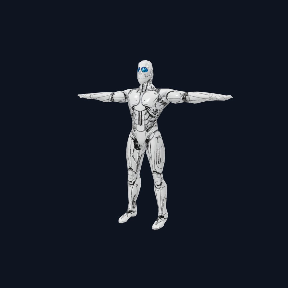 Futuristic Robot Model Pack with Articulated Limbs