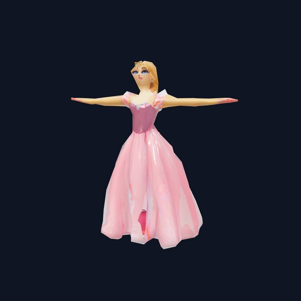 Elegant Fairy Princess Character Model Pack
