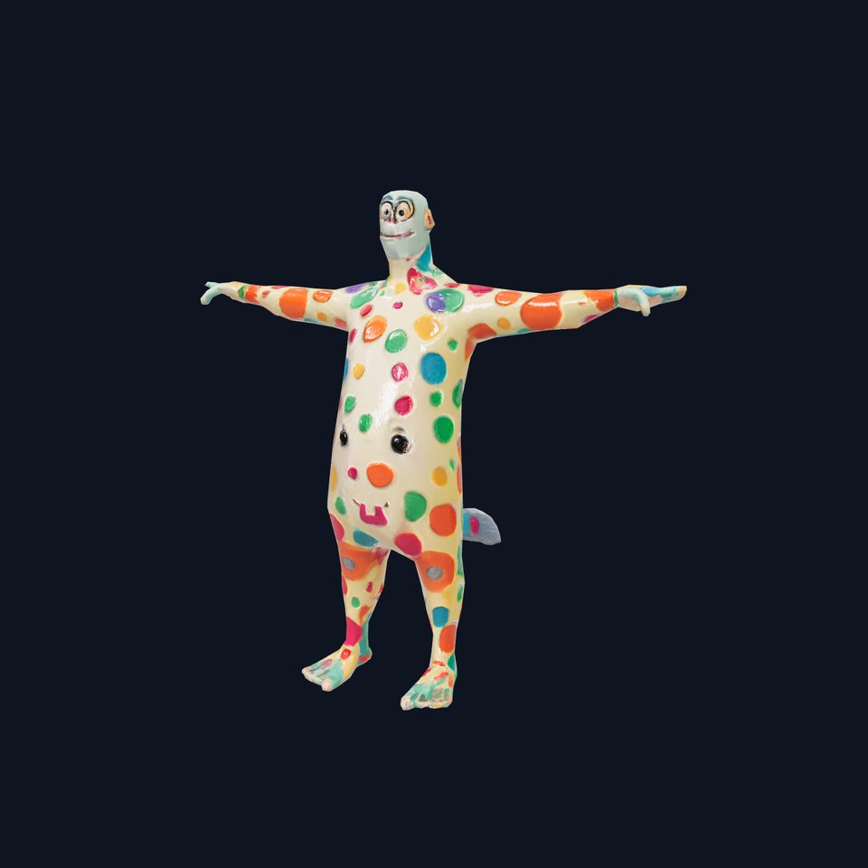 Colorful Dotted Character Model Pack