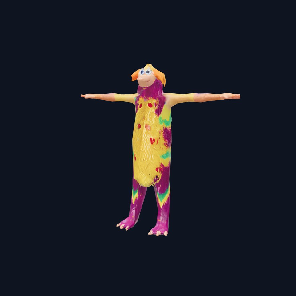 Colorful Furry Monster Character model pack