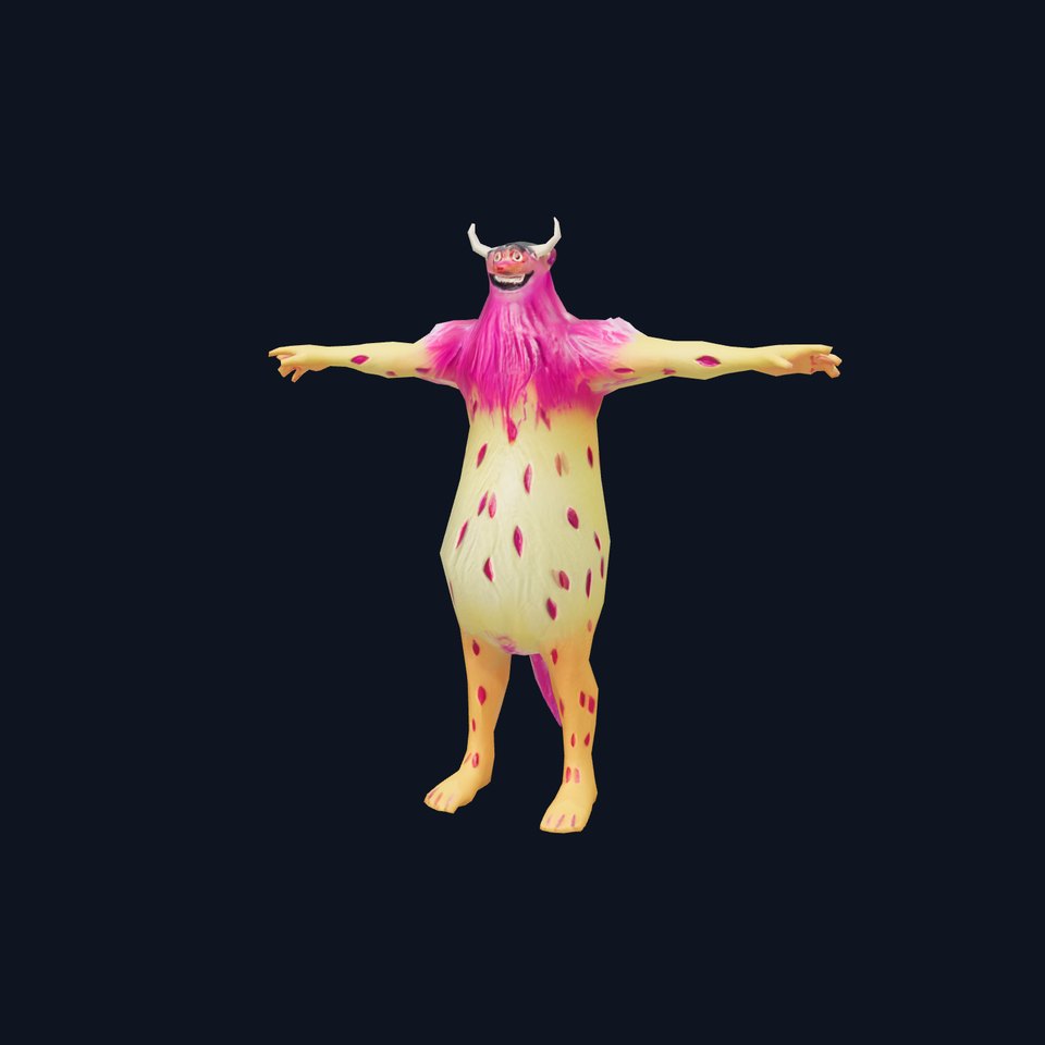 Colorful Cartoon Monster Model Pack