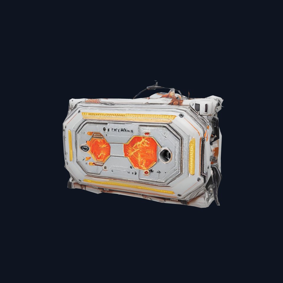 Futuristic Energy Core Model Pack with Glowing Elements