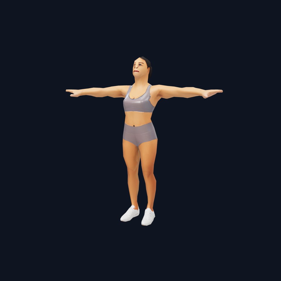 Athletic Female Model Pack for Fitness and Sports Projects