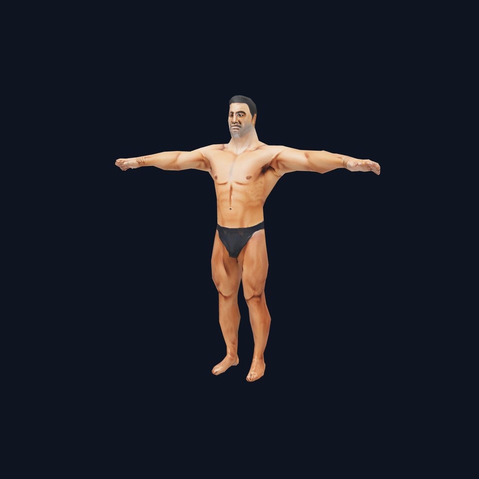 Realistic Male Bodybuilder Model Pack