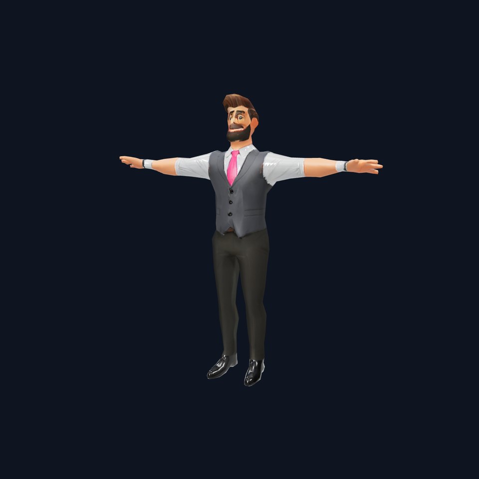 Business Professional Character Model Pack  Animated