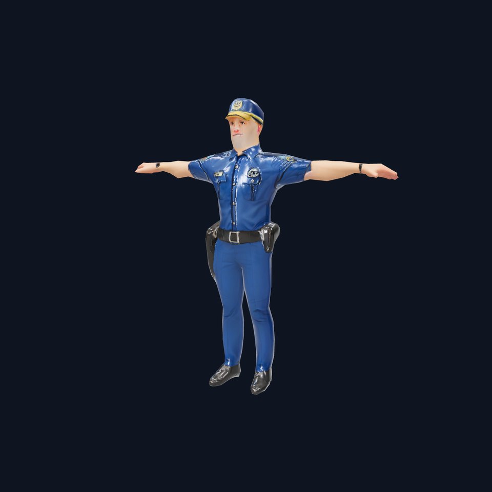 Police Officer Character Model Pack