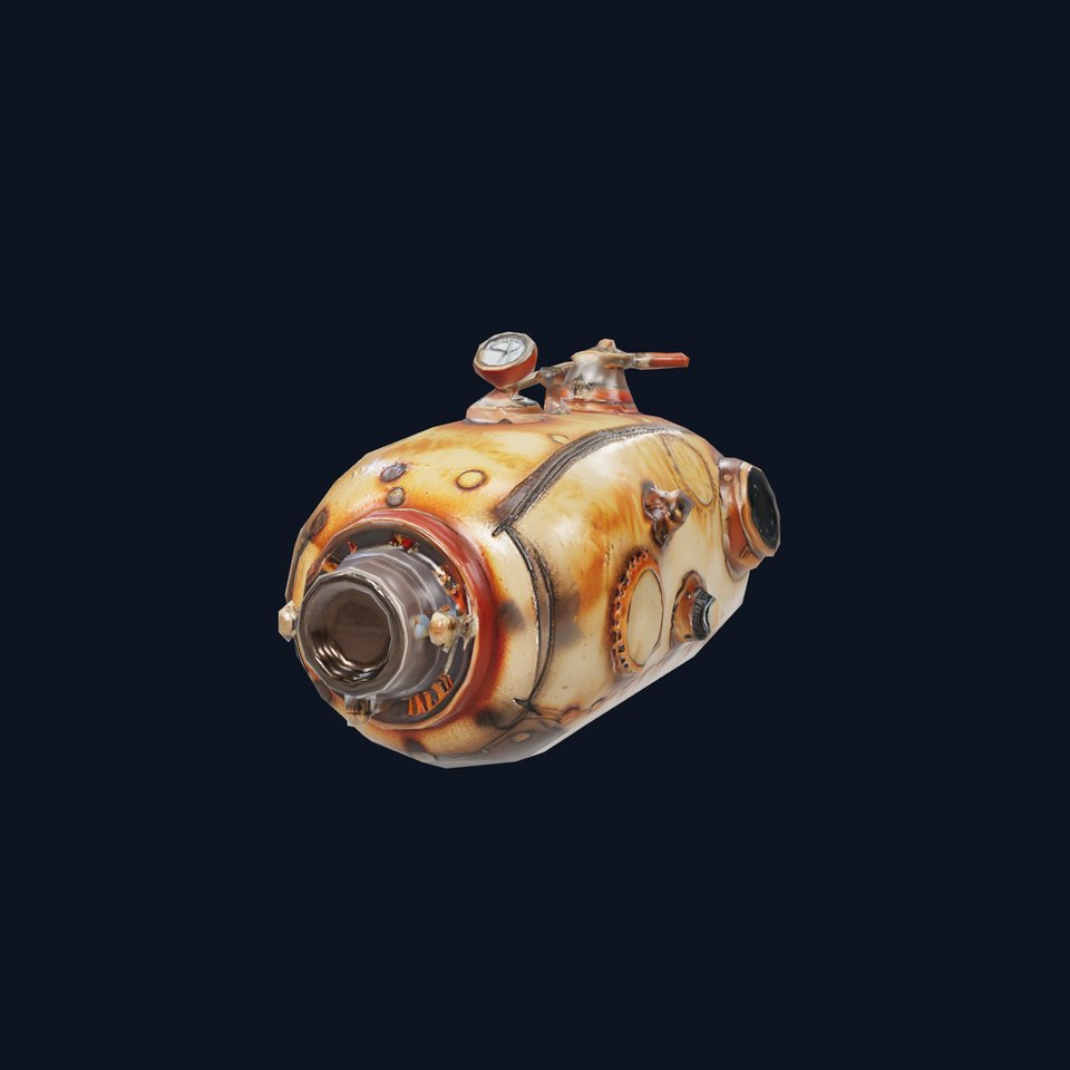 Steampunk Machinery Model Pack with Detailed Components