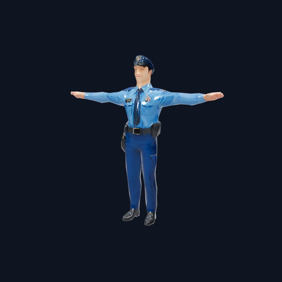 Police Officer Character Model Pack