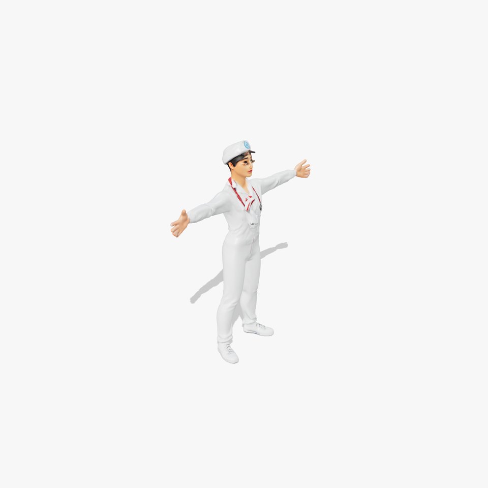 Medical Professional Character Model Pack
