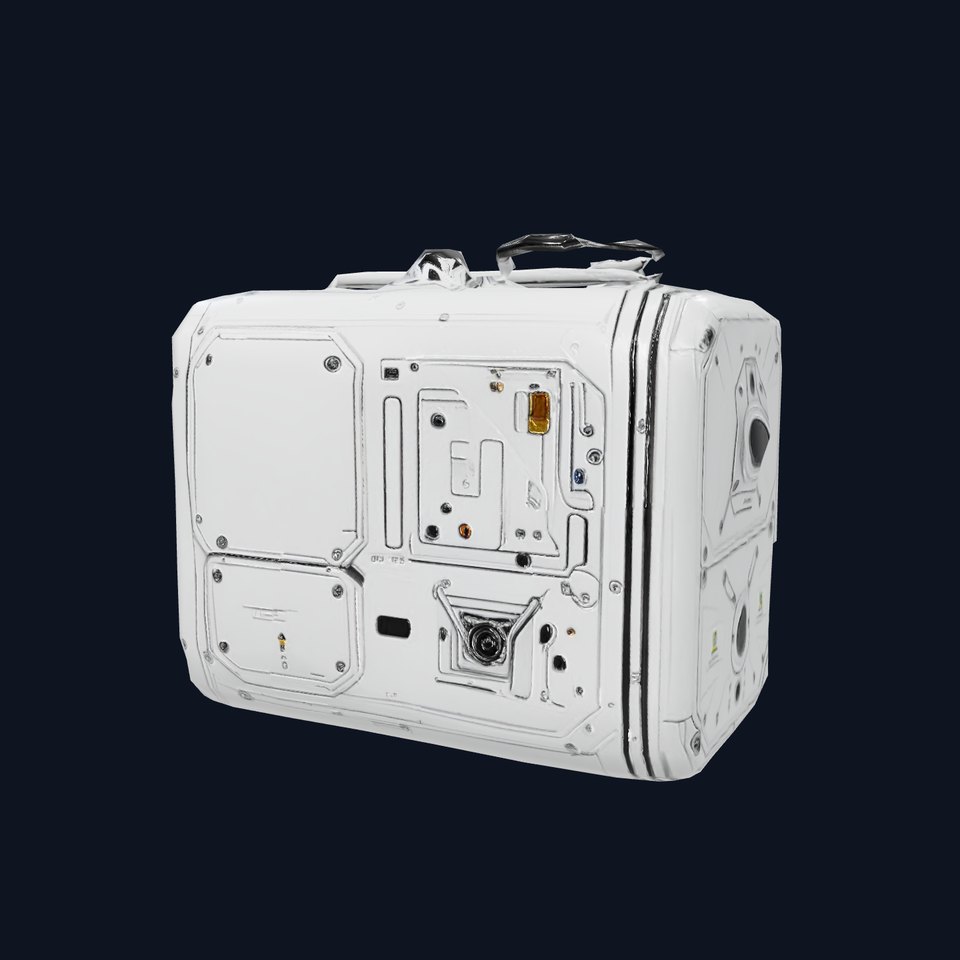 Futuristic Industrial Machine Model Pack