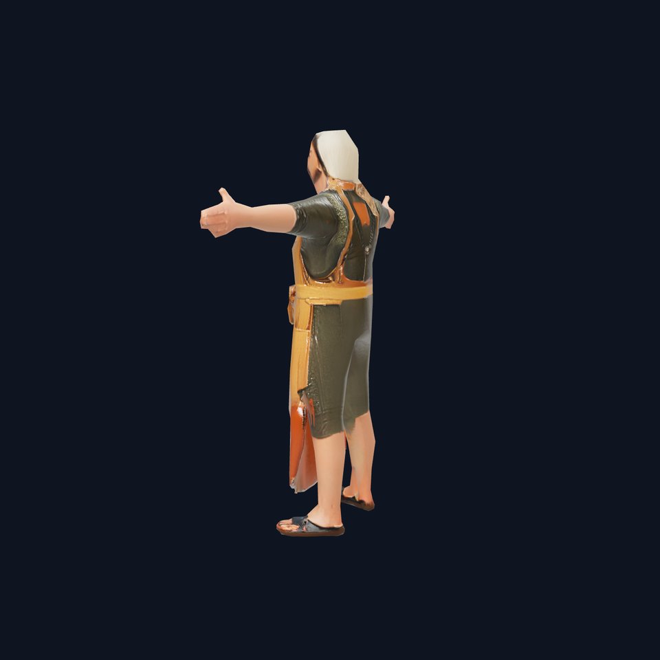 Artisan with Apron Model Pack  Character
