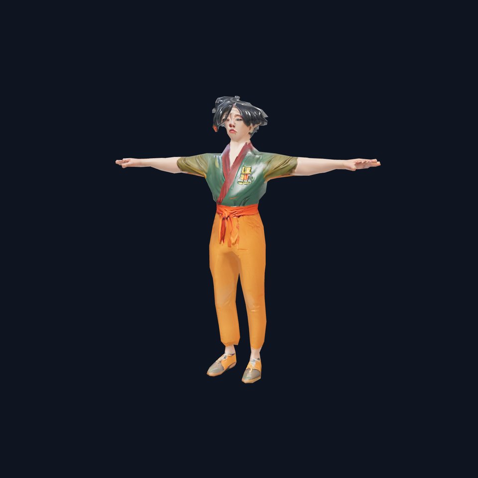 Anime Character Model Pack with Dynamic Pose