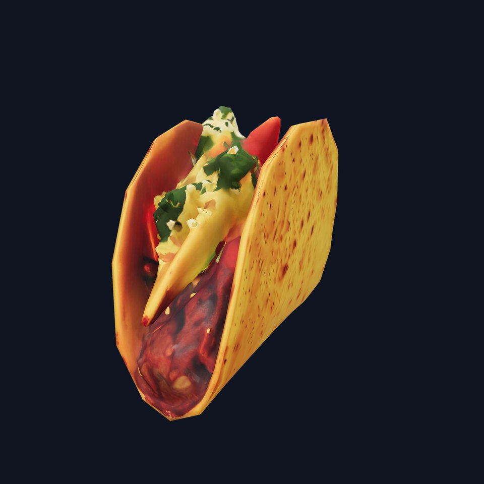 Taco with Beef and Cilantro Model Pack