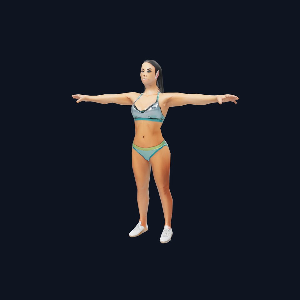 Athletic Female Human Figure Model Pack