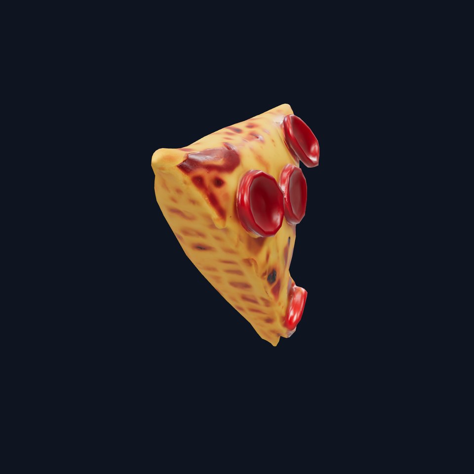 Pepperoni Pizza Slice Model Pack