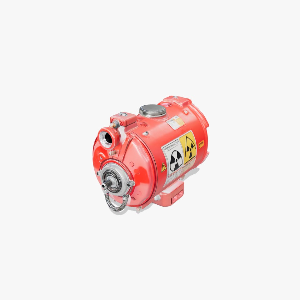 Nuclear Warning Barrel model pack