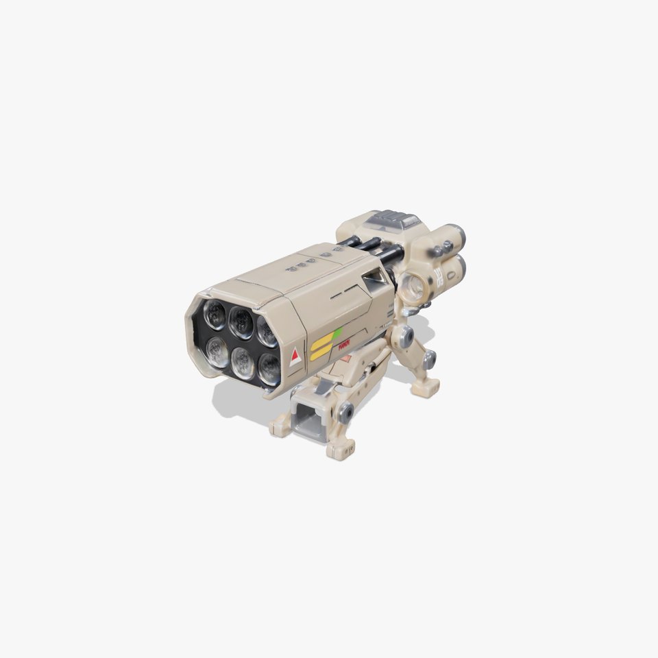 Futuristic Artillery Cannon Model Pack