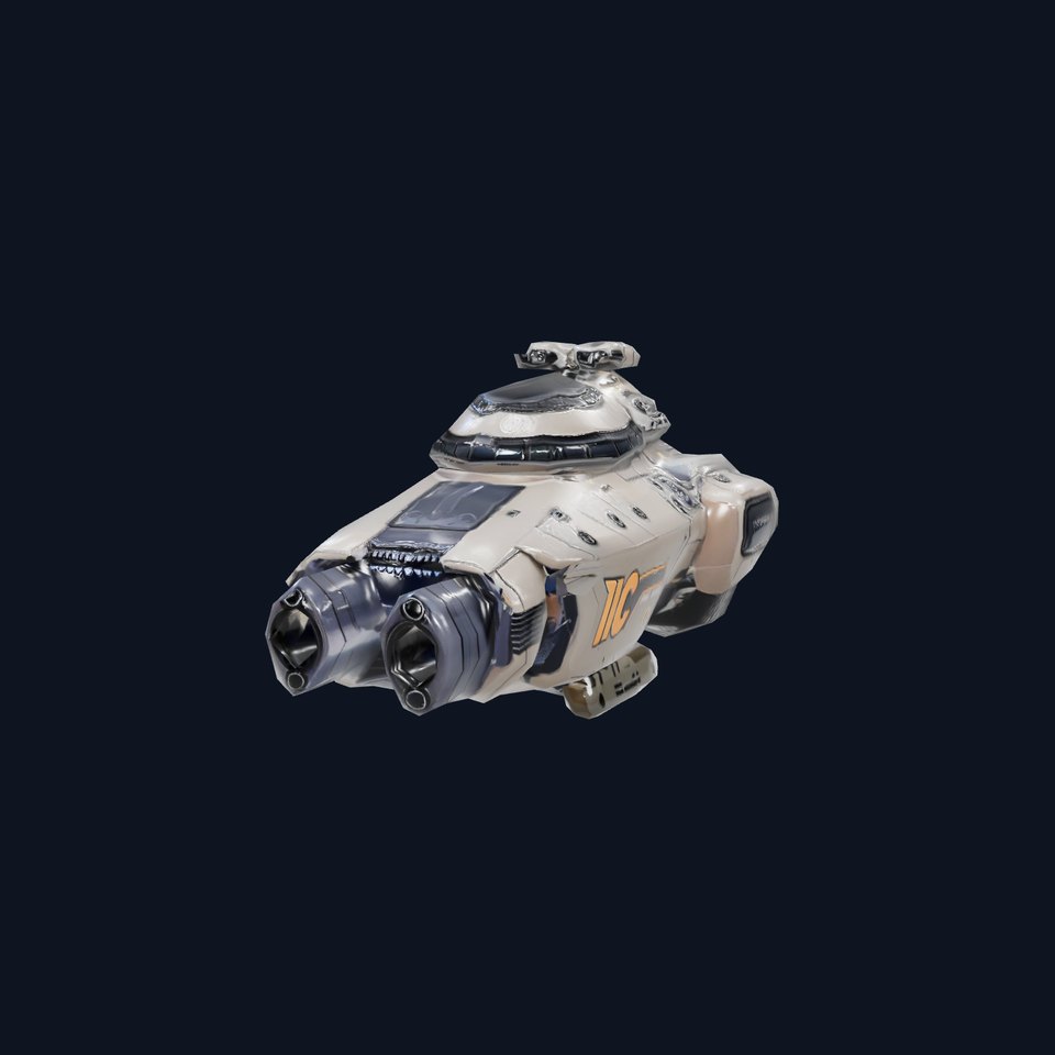 Futuristic Hovercraft Model Pack with SciFi Design