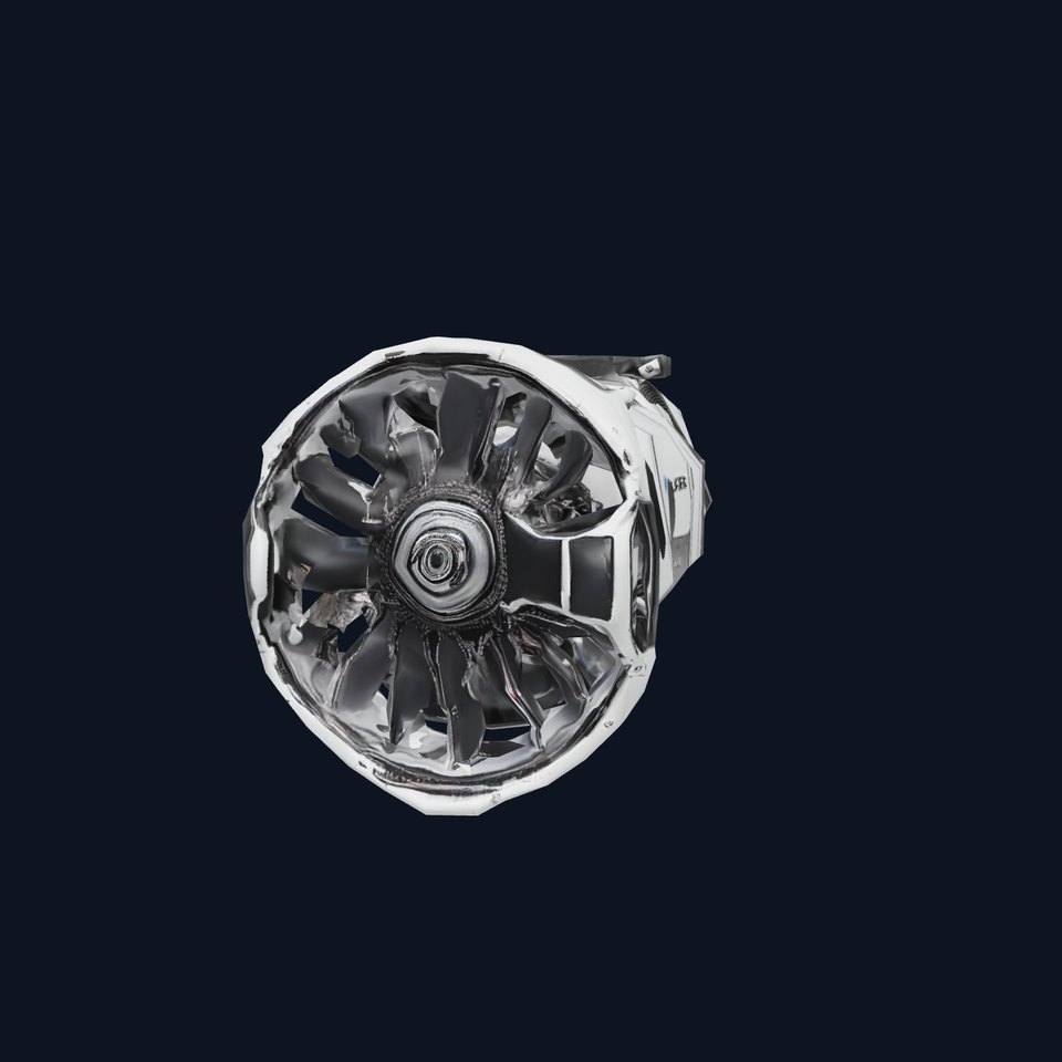 Futuristic Jet Engine Model Pack