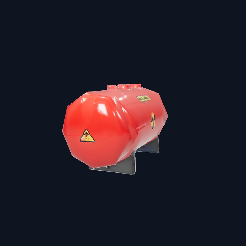 Radiation Tank model pack with PBR textures