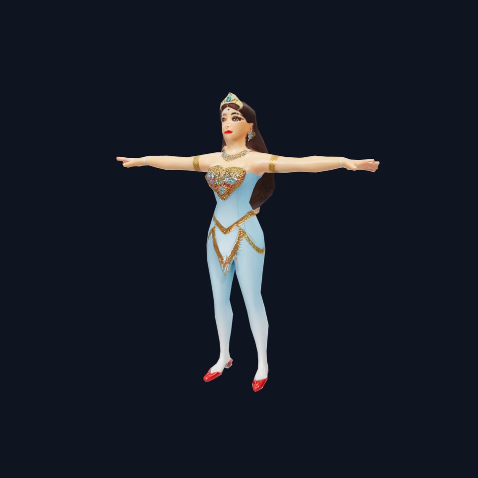 Elegant Performer Model Pack  Fantasy Character