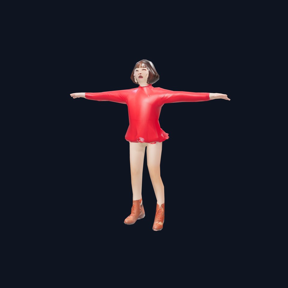 Dynamic Pose Child Outfit model pack