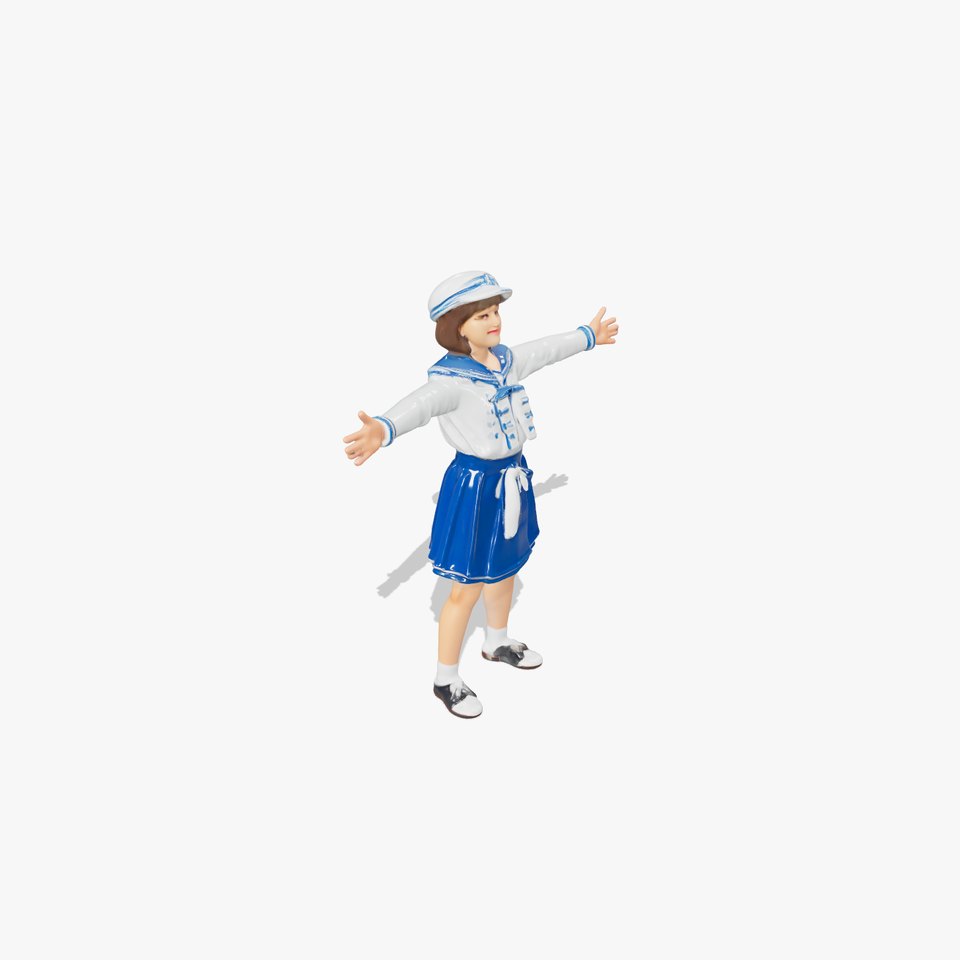Sailor Outfit Girl Model Pack