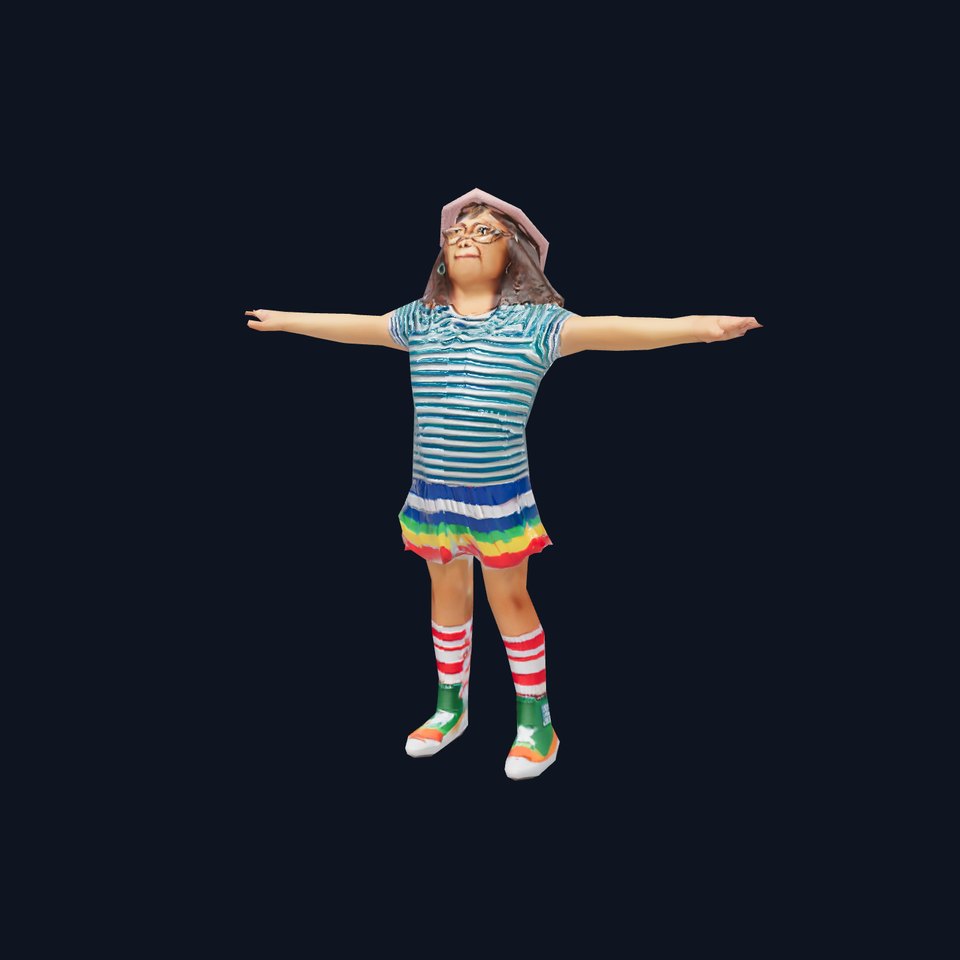 Colorful Child Character Model Pack for Animation and Game Design
