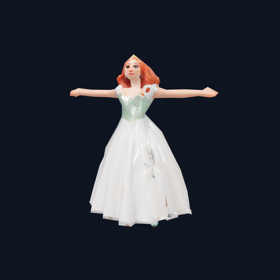 Elegant Princess Character Model Pack