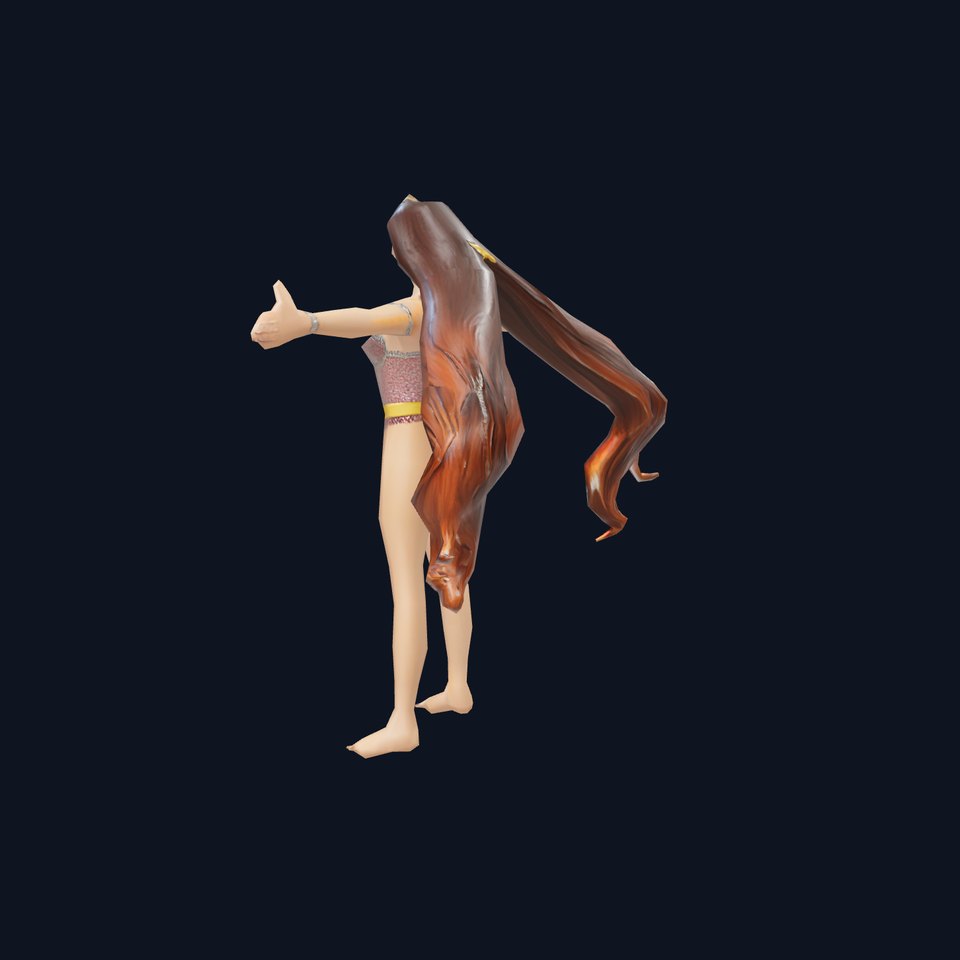 Elegant Princess Character Model Pack