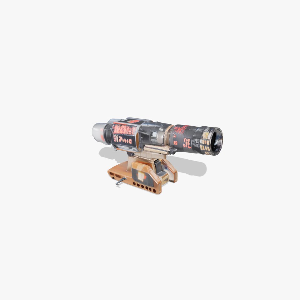 Futuristic Blaster Device model pack