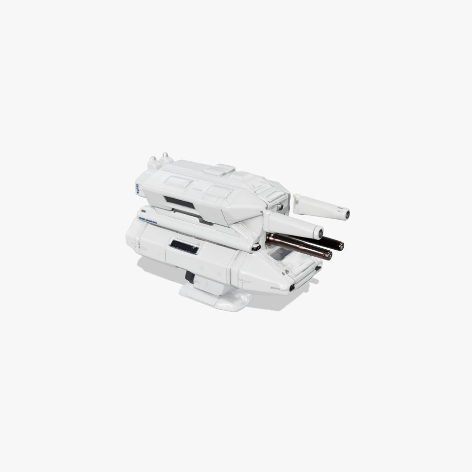 Futuristic White Blaster model pack