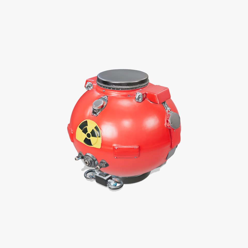 Red Reactor Capsule model pack